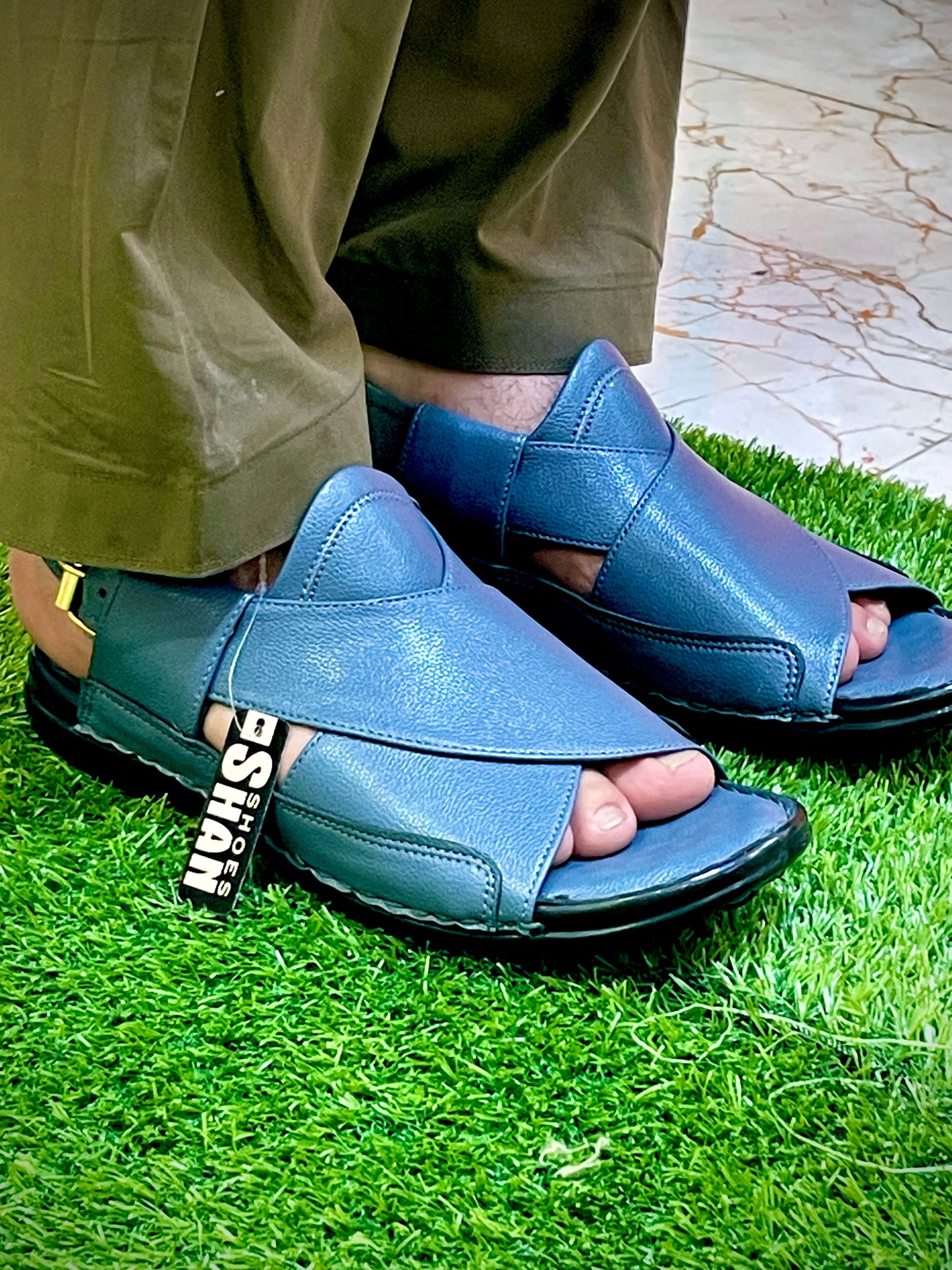 Grey Shan chappal