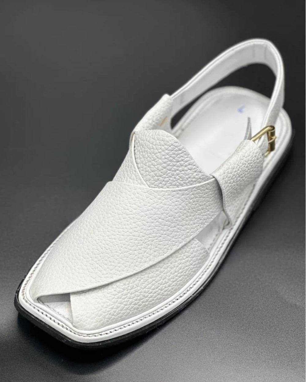 White Dotted Single Sole