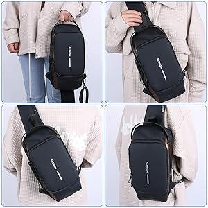 Anti theft cross body bag/ sling bag