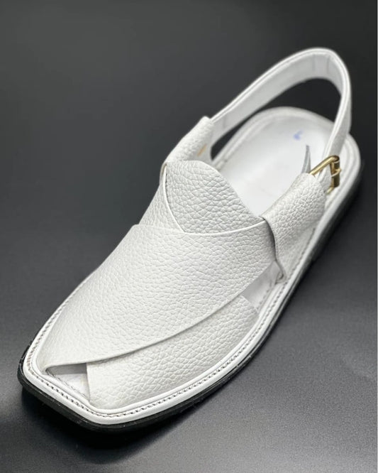 White Dotted Single Sole